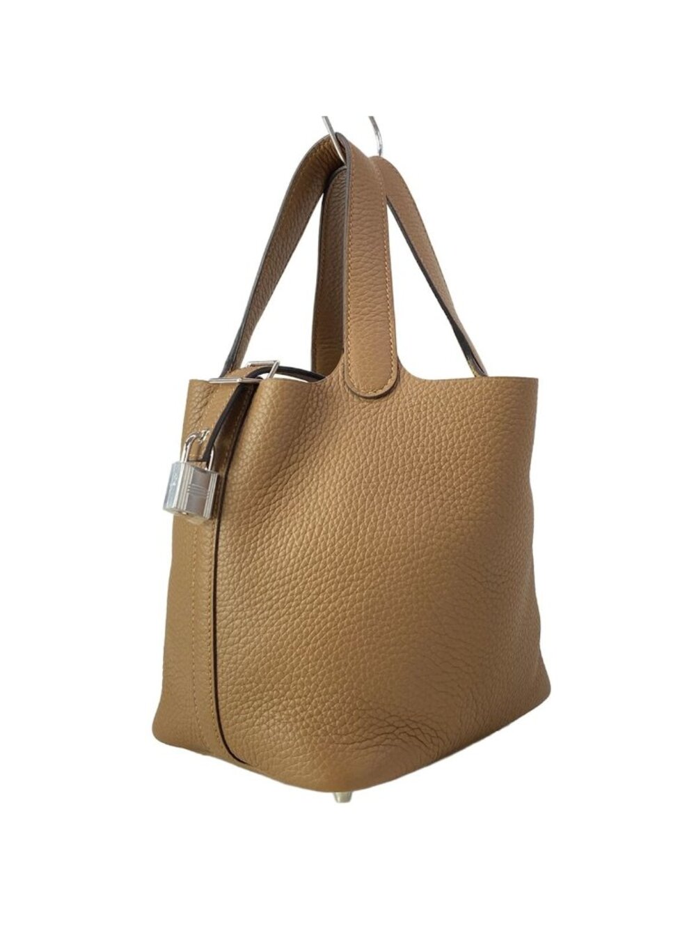 Hermes Handbag Picotin Lock PM Halzan Silver